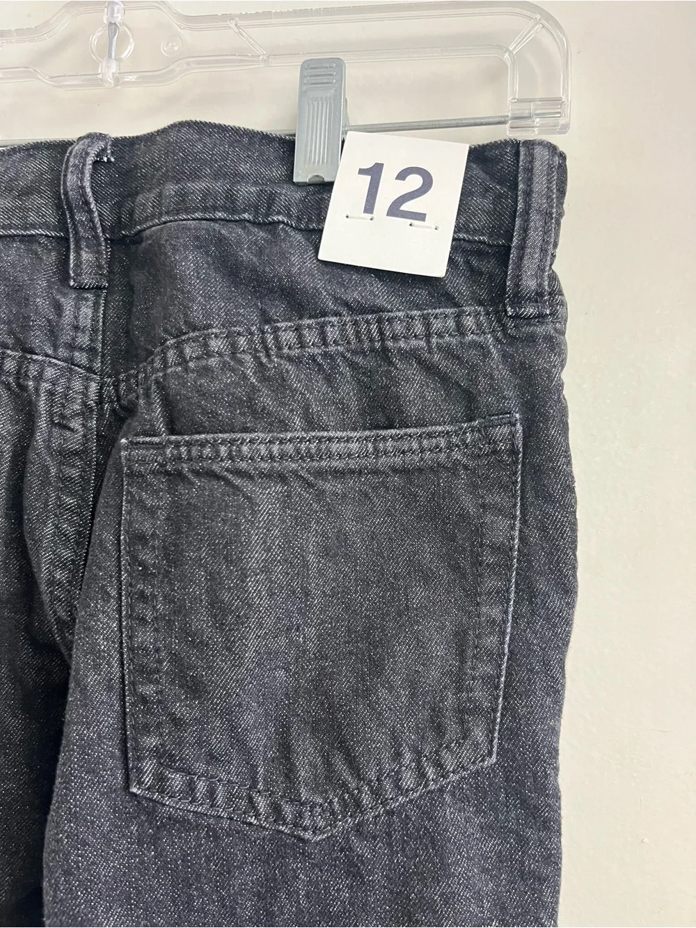 Gap NWT Boys black wash jeans size 12